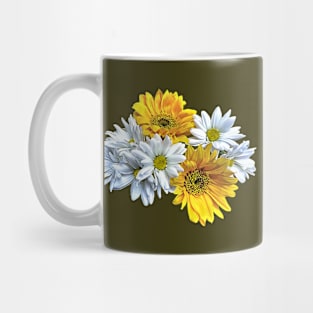 Sunflowers and Daisies Mug